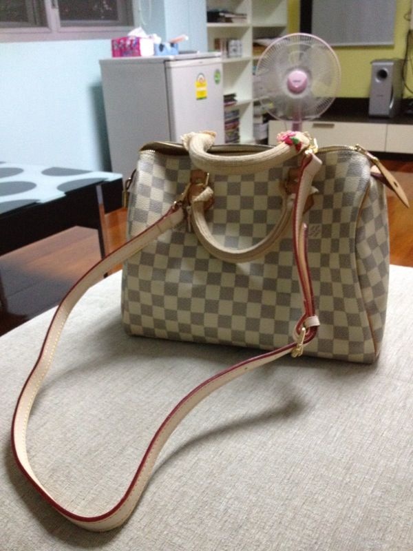 พร้อมส่ง สายสะพาย strap lv speedy คาวไฮด์  รูปที่ 1