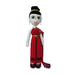 รูปย่อ ตุ๊กตาโครเชต์ เด็กหญิงใส่ชุดไทยสีแดงเหลือบทอง สูง 71 cm. รูปที่3