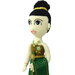รูปย่อ ตุ๊กตาโครเชต์เด็กหญิงชุดไทยสีเขียวเหลือบทอง สูง 71 cm. รูปที่5