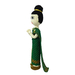 รูปย่อ ตุ๊กตาโครเชต์เด็กหญิงชุดไทยสีเขียวเหลือบทอง สูง 71 cm. รูปที่4