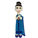รูปย่อ ตุ๊กตาโครเชต์ เด็กหญิงใส่ชุดไทยสีฟ้าเหลือบทอง สูง 71 cm.  รูปที่4