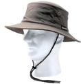 Sloggers Unisex Classic Cotton Hat with Wind Lanyard, Dark Brown, Adjustable Size Small, Large, Style 4471DB-UPF 50+