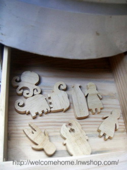 ที่ติดตู้เย็นน่ารักๆ Peal wood magnet ของที่ระลึกเก๋ๆจาก Welcome Home! ครับ รูปที่ 2
