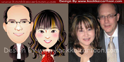 รับทำการ์ตูนงานแต่ง แนวสมจริง น่ารัก ล้อเลียนโดยทีมงานมืออาชีพ รูปที่ 6