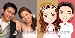 รับทำการ์ตูนงานแต่ง แนวสมจริง น่ารัก ล้อเลียนโดยทีมงานมืออาชีพ รูปที่ 3