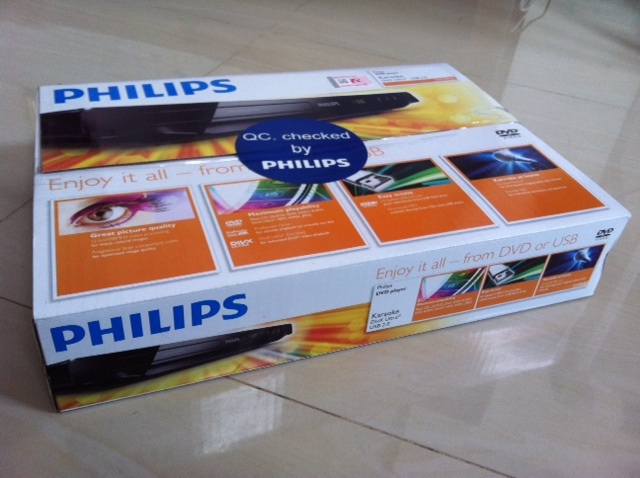 เครื่องเล่น dvd philips มีคาราโอเกะ ดูหนังฟังเพลงจากUSBใหม่ 100% แท้ ดี มีรับประกัน รูปที่ 3