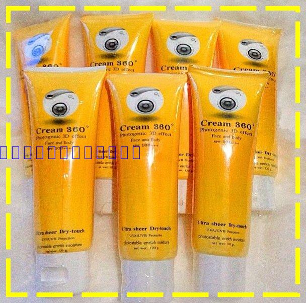 ครีม 360 องศาโฟโตจีนิค 3 ดี เอฟเฟค แอนด์บอดี้ CAMERA 360 Photogenic 3D effect Face and Body SPF 100 รูปที่ 1