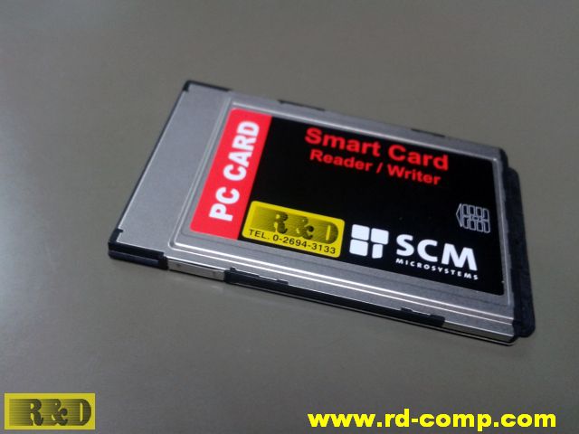 SCR243 เครื่องอ่านบัตรสมาร์ตการ์ดแบบ PCMCIA (PC Card) สำหรับโน้ตบุค ขายราคา 2450 บาท เท่านั้น รูปที่ 5
