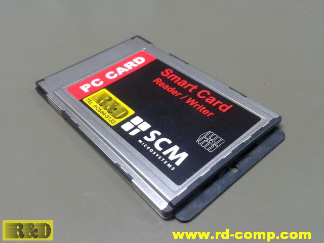 SCR243 เครื่องอ่านบัตรสมาร์ตการ์ดแบบ PCMCIA (PC Card) สำหรับโน้ตบุค ขายราคา 2450 บาท เท่านั้น รูปที่ 1