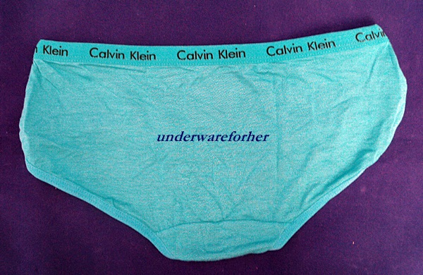 ชุดชั้นในผู้หญิง CK Briefs สีเขียวขอบเล็ก รูปที่ 2