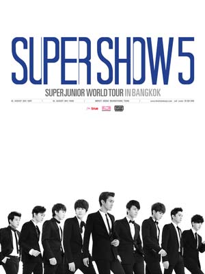 SUPER JUNIOR WORLD TOUR ่SUPER SHOW 5 ่ IN BANGKOK รอบวันเสาร์ที่ 3/08/2013 รูปที่ 1