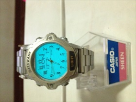 ขายนาฬิกาข้อมือ CASIO (Boy Size) รุ่น DATA BANK เท่สวยหลากหลายฟังก์ชั่นการใช้งาน ขายถูกสุดๆ รูปที่ 1