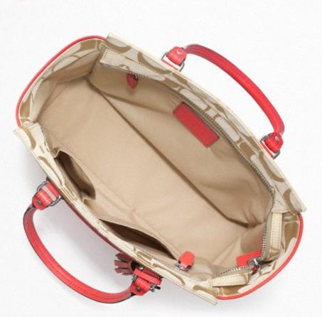 กระเป๋า COACH SIGNATURE MEDIUM CANDACE CARRYALL 24203 รูปที่ 3