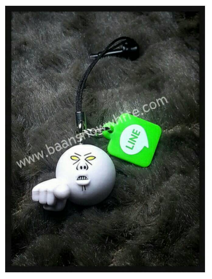 ตุ๊กตาไลน์ + ที่ห้อยโทรศัพท์ + จุกกันฝุ่น รูปที่ 2