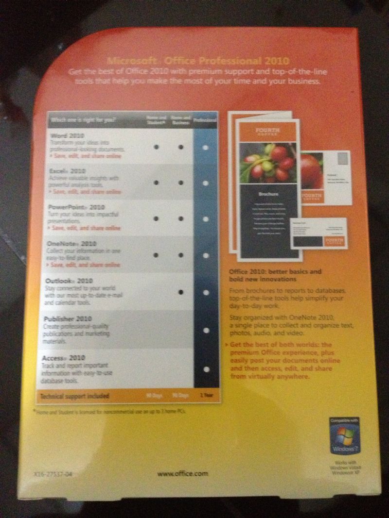 ขาย Microsoft Office Professional 2010+ภาษาไทย ใหม่กิก 100% 7999 บาท รูปที่ 2