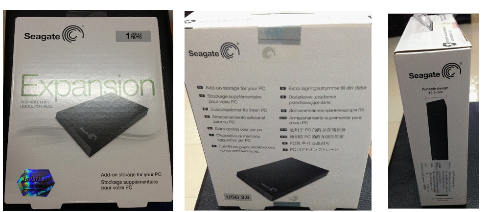 External Hard Drive Seagate® Expansion Desktop 1TB USB 3.0 รูปที่ 3