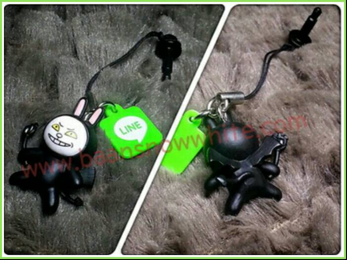 ตุ๊กตาไลน์ + ที่ห้อยโทรศัพท์ + จุกกันฝุ่น รูปที่ 6