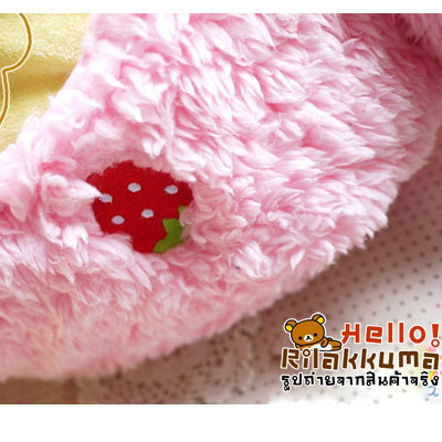 ใหม่ ตุ๊กตาไก่เหลือง โทริ ใส่ชุดหมีสีชมพู Tori Kuma ยอดนิยม รูปที่ 3