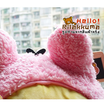 ใหม่ ตุ๊กตาไก่เหลือง โทริ ใส่ชุดหมีสีชมพู Tori Kuma ยอดนิยม รูปที่ 4