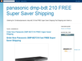 panasonic dmp-bdt 210 fast FREE Super Saver Shipping