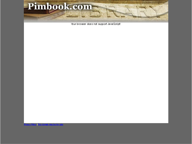 pimbook.com: The Leading Pimp Book Site on the Net รูปที่ 1