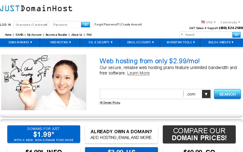 register cheap domain names and hosting at cheap domain name registration. รูปที่ 1
