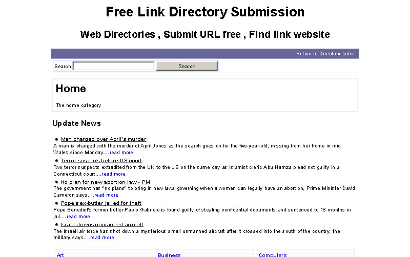 Free link directory submission - Submit URL free - SEO Directory รูปที่ 1