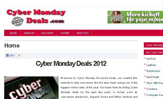 Find the best cyber monday TV deals for 2012 รูปที่ 1