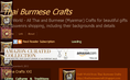 Thai Burmese Crafts - Handicraft Products from Thailand and Myanmar