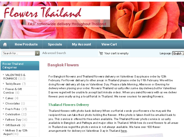 Thailand offer a same day flower delivery service in Thailand รูปที่ 1