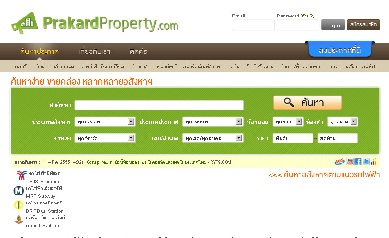 ลงประกาศฟรี ขายคอนโด ขายบ้าน ขายทาวน์เฮ้าส์ ขายที่ดิน และอสังหาริมทรัพย์ทุกประเภท – prakardproperty.com รูปที่ 1