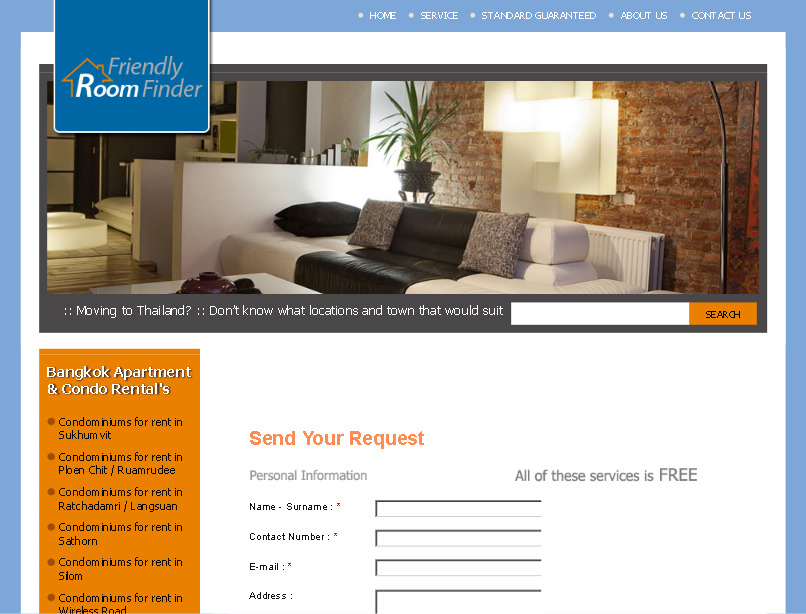 FriendlyRoomFinder, Find you only best apartment rental รูปที่ 1