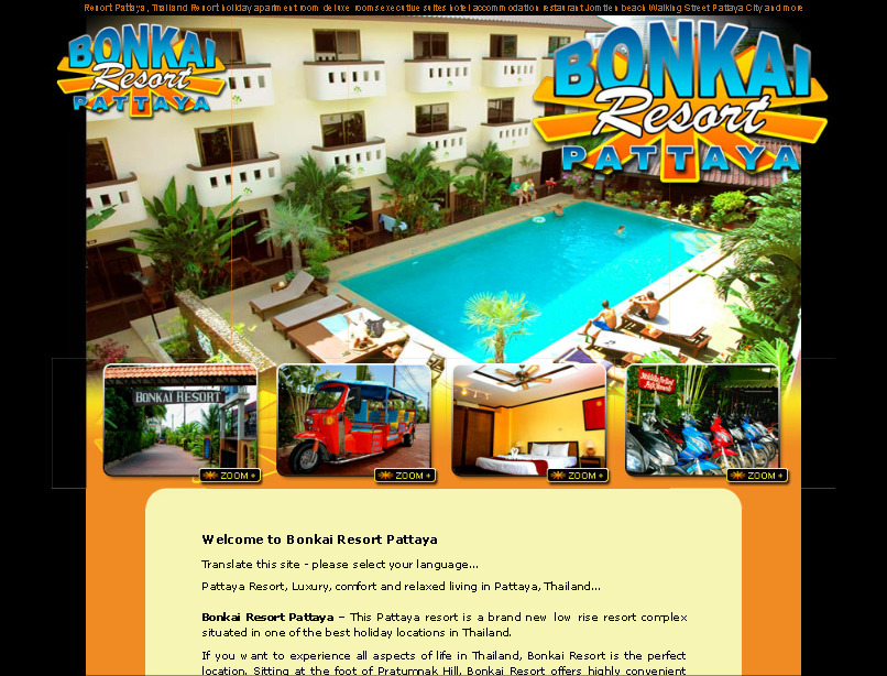 pattaya resort thailand - bonkai resort room for rent รูปที่ 1