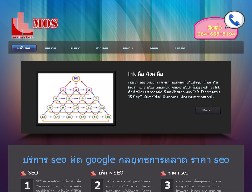 บริการ seo ติด google กลยุทธ์การตลาด ราคา seo :: mosseo.com รูปที่ 1