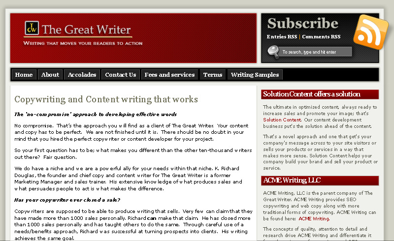 The Great Writer | Copywriting | Copywriter รูปที่ 1