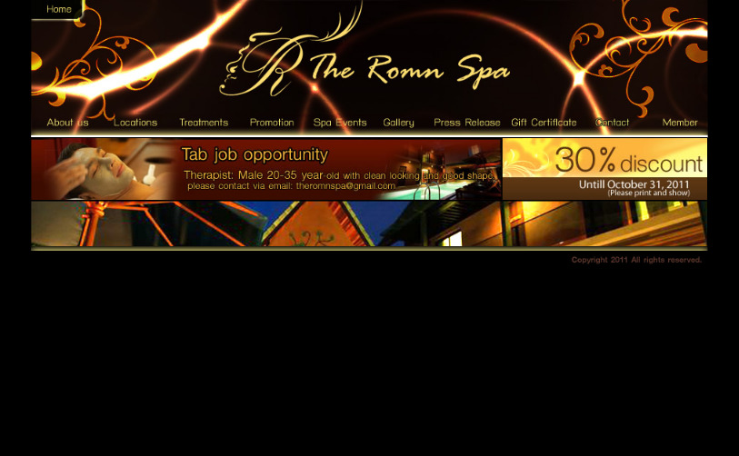 the romn spa i the exclusive spa for gentlemen where a man feels good and looks great. รูปที่ 1