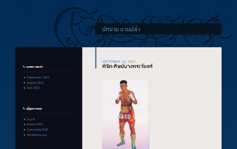 นักมวย มวยปล้ำ เขาทราย แกแล็คซี่ เป็นอดีตนักมวยแชมเปี้ยนโลกชาวไทย รูปที่ 1