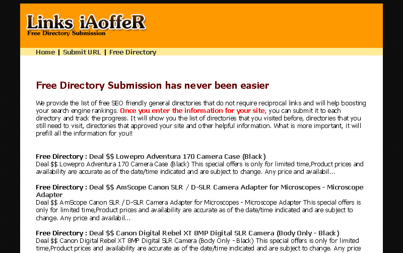 free directory submission - link.iaoffer.com รูปที่ 1