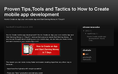 Proven Tips,Tools and Tactics to How to Create mobile app development