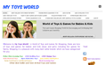 MY TOYS WORLD - World of Toys and Games for Babies and Kids