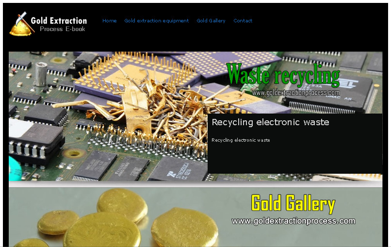 gold extraction process and gold smelting. gold extracting electronic waste and lode gold. gold refining. e-book gold recovery, gold alloy jewelry, electronics and various junk. รูปที่ 1