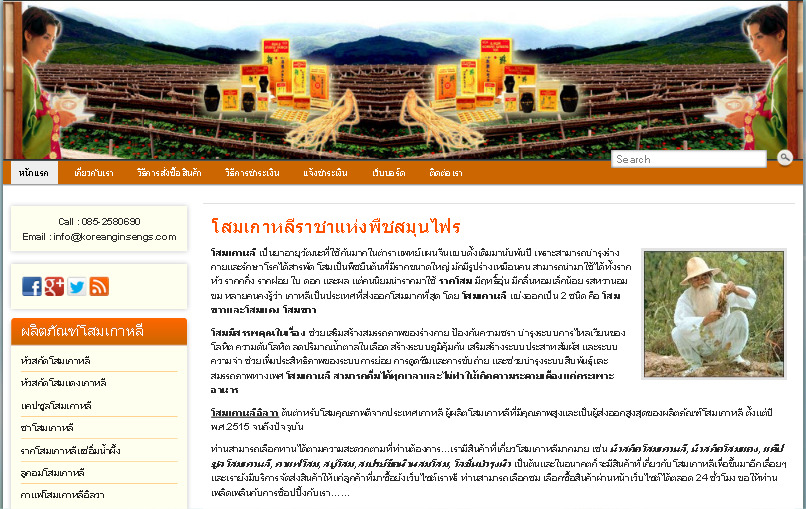 โสมเกาหลีอิลวา » ต้นตำหรับโสมคุณภาพดี นำเข้าจากประเทศเกาหลี บริการจัดส่งฟรีทั่วประเทศ  รูปที่ 1