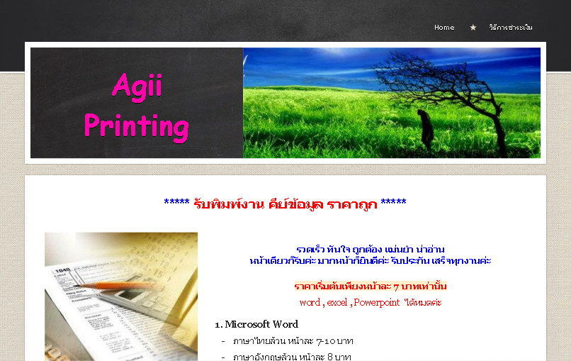 รับจ้างพิมพ์งาน, พิมพ์รายงาน คีย์ข้อมูล, ปริ้นงานราคาถูก นุช  081-694-1639  http://www.agiiprinting.yolasite.com/ รูปที่ 1