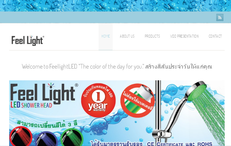 Feel Light LED Shower Head สร้างสีสันในวันประจำของคุณด้วยฝักบัวพิเศษ LED เรืองแสง  รูปที่ 1