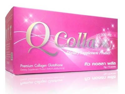 คิว คอลลา พลัส Q Colla Plus  15000 mg คอลลาเจนที่ร่างกายดูดซึมได้ง่าย รูปที่ 1