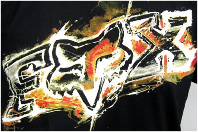 เสื้อยืด skateboards ฟ๊อกซ์ Fox Size M ลายสวย FJ28 เสื้อ สเก็ต skate famous obey Vans รูปที่ 3