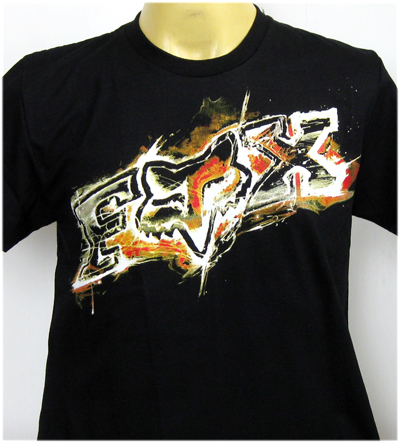 เสื้อยืด skateboards ฟ๊อกซ์ Fox Size M ลายสวย FJ28 เสื้อ สเก็ต skate famous obey Vans รูปที่ 1