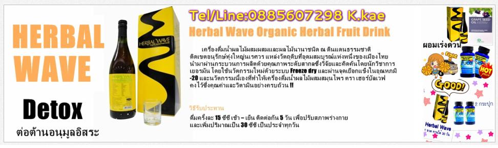 Herbanwave Detox ต่อต้านอนุมูลอิสระ เครื่องดื่มน้ำผลไม้ผสมสมุนไพร รูปที่ 2