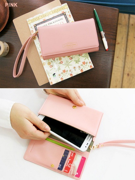 กระเป๋าใส่มือถือ Samsung note แบบ หนังเรียบ รูปที่ 2