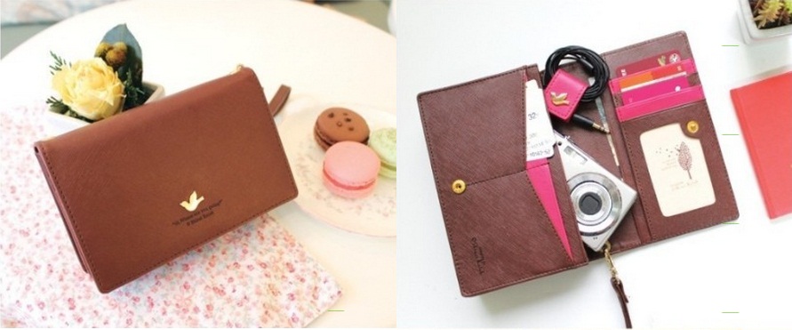 Smart mini multi bag กระเป๋าใส่มือถือ Samsung note รุ่นกระดุมกระรอก รูปที่ 4